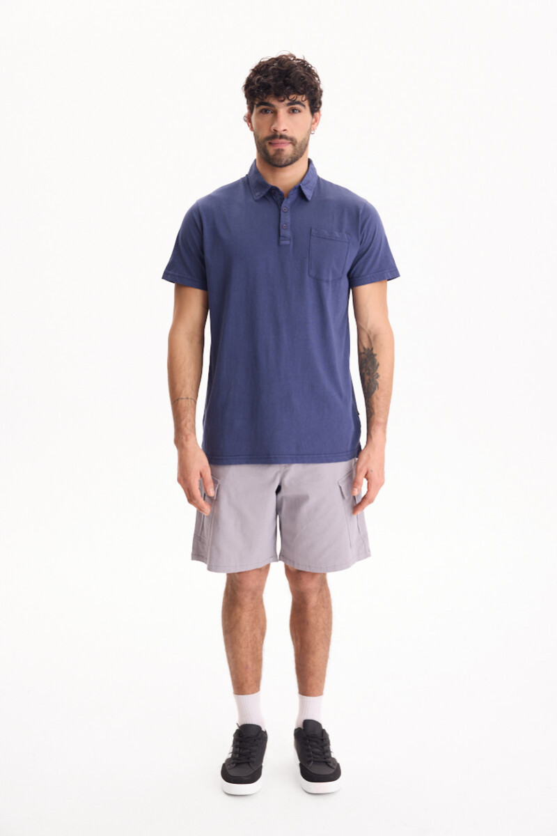 Remera Polo Horizon Azul
