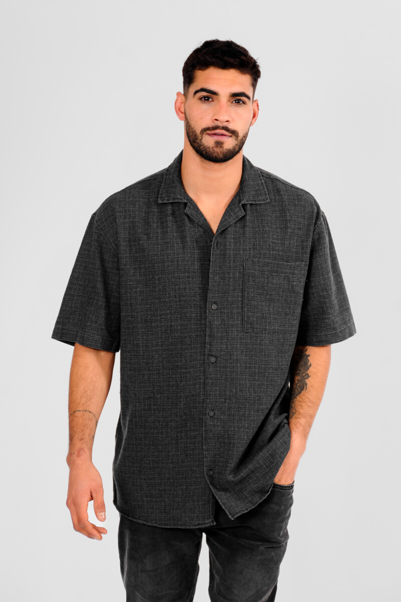 Camisa Tiki - Gris 