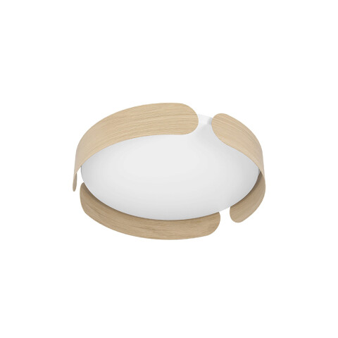 Plafón LED acero beige 20W cálida Ø370 VALCASOTTO EG3504