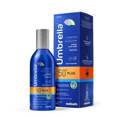 Protector Solar Umbrella Spf 50+ Emulsión En Spray 120 Ml. Protector Solar Umbrella Spf 50+ Emulsión En Spray 120 Ml.