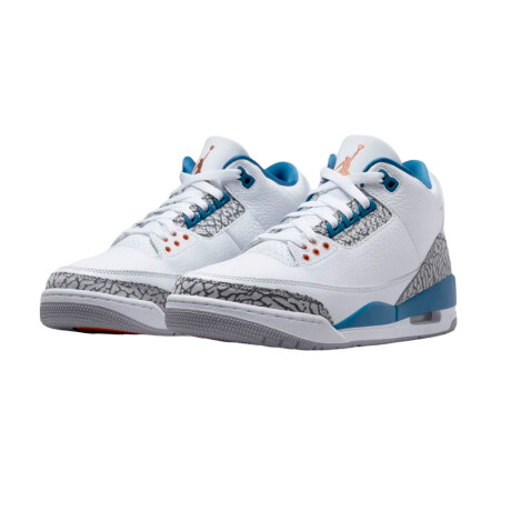 AIR JORDAN 3 RETRO - White/Red — Zooko