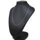 Cadena Forcet En Platino Con Cierre En Oro 18K Blanco. Largo 40 Cm Cadena Forcet En Platino Con Cierre En Oro 18K Blanco. Largo 40 Cm
