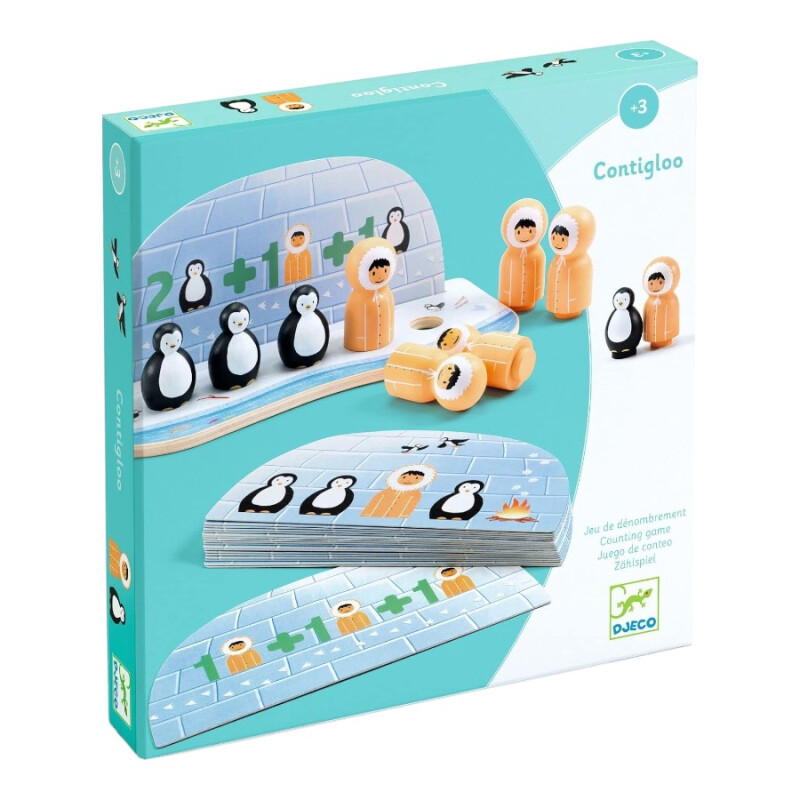 Juego Contigloo Matemáticas +3 Djeco Juego Contigloo Matemáticas +3 Djeco