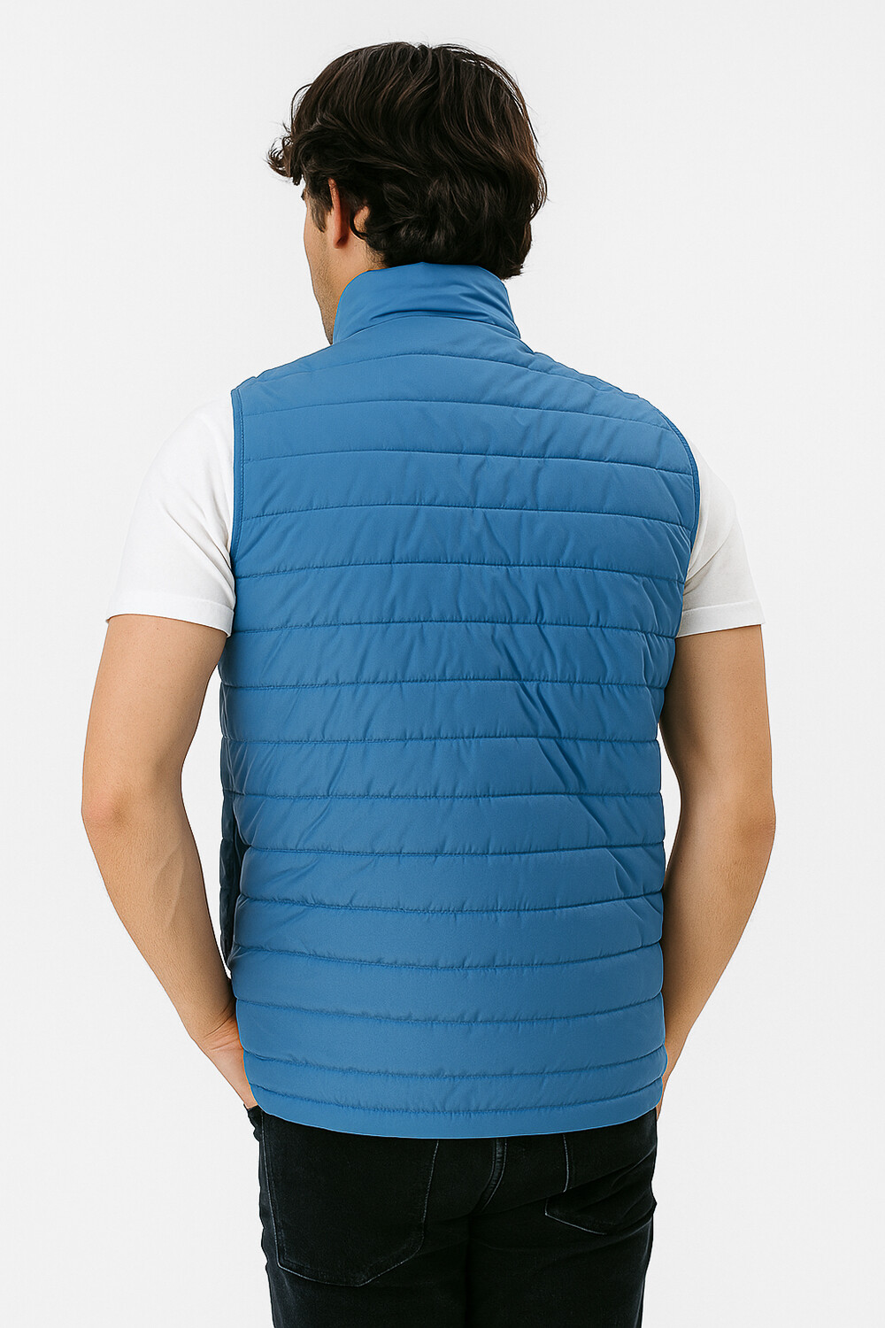 Chaleco Esrini Azul Grisaceo