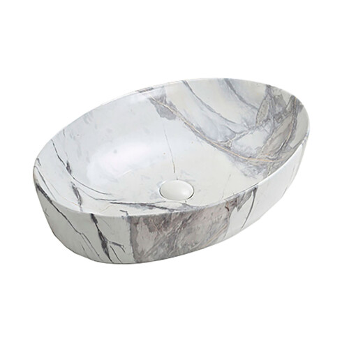 Bacha Ovalada de Apoyo Marmolada Aqualia 000