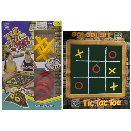 JUEGO DE MESA TA-TE-TI TABLERO 60X50CM CAJA 1616-7028 JUEGO DE MESA TA-TE-TI TABLERO 60X50CM CAJA 1616-7028