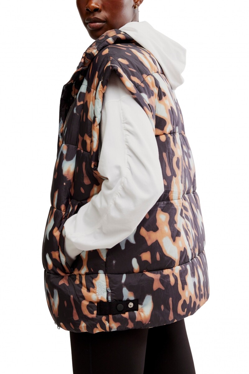 CHALECO PRINTED IN A BUBBLE Beige