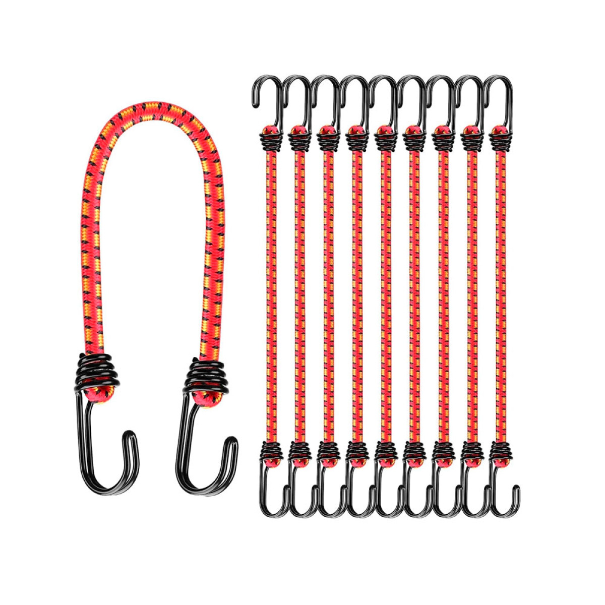 ACCESORIO EXTERIOR COMBO KIT 10 UNID. PULPO ELASTICO 200PU 