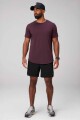 Polo Manga Corta The 24-7 Tee Curved Hem Hombre Oxblood