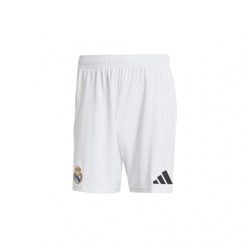 SHORT adidas EQUIPACION REAL MADRID 24/25 WHITE