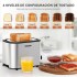 Tostadora Pan Recogemigas Marvo 6 Niveles 3 Modos Electrica Variante Color Gris