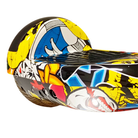 Skate Hoverboard Eléctrico 6.5 Bluetooth Luces Led N1 Grafiti