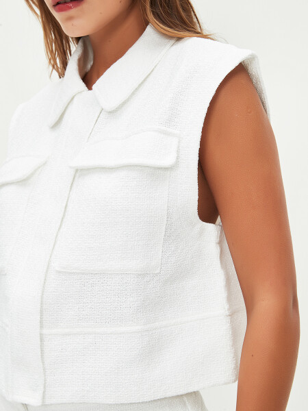 CHALECO DENA OFF WHITE