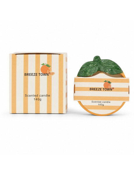 VELA AROMATICA DE FRUTA NARANJA VELA AROMATICA DE FRUTA NARANJA