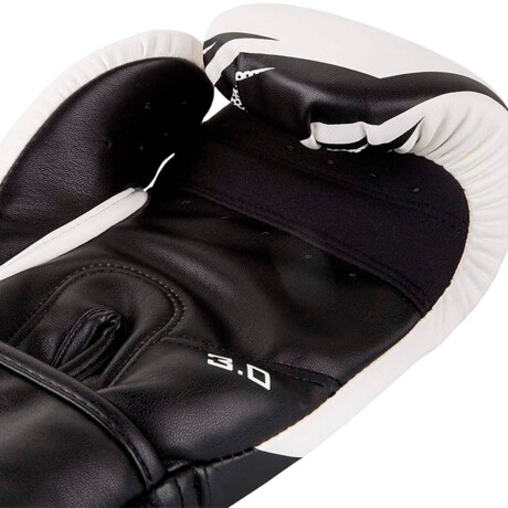 Guantes De Boxeo Venum Elite Profesionales Blanco/Negro2