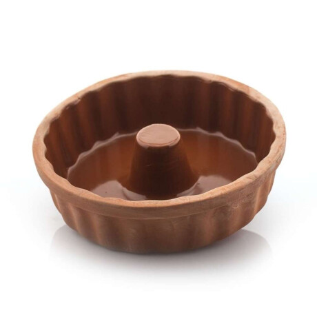 Tortera Ondulada C/Cono D27X75Cm 15L Terracota