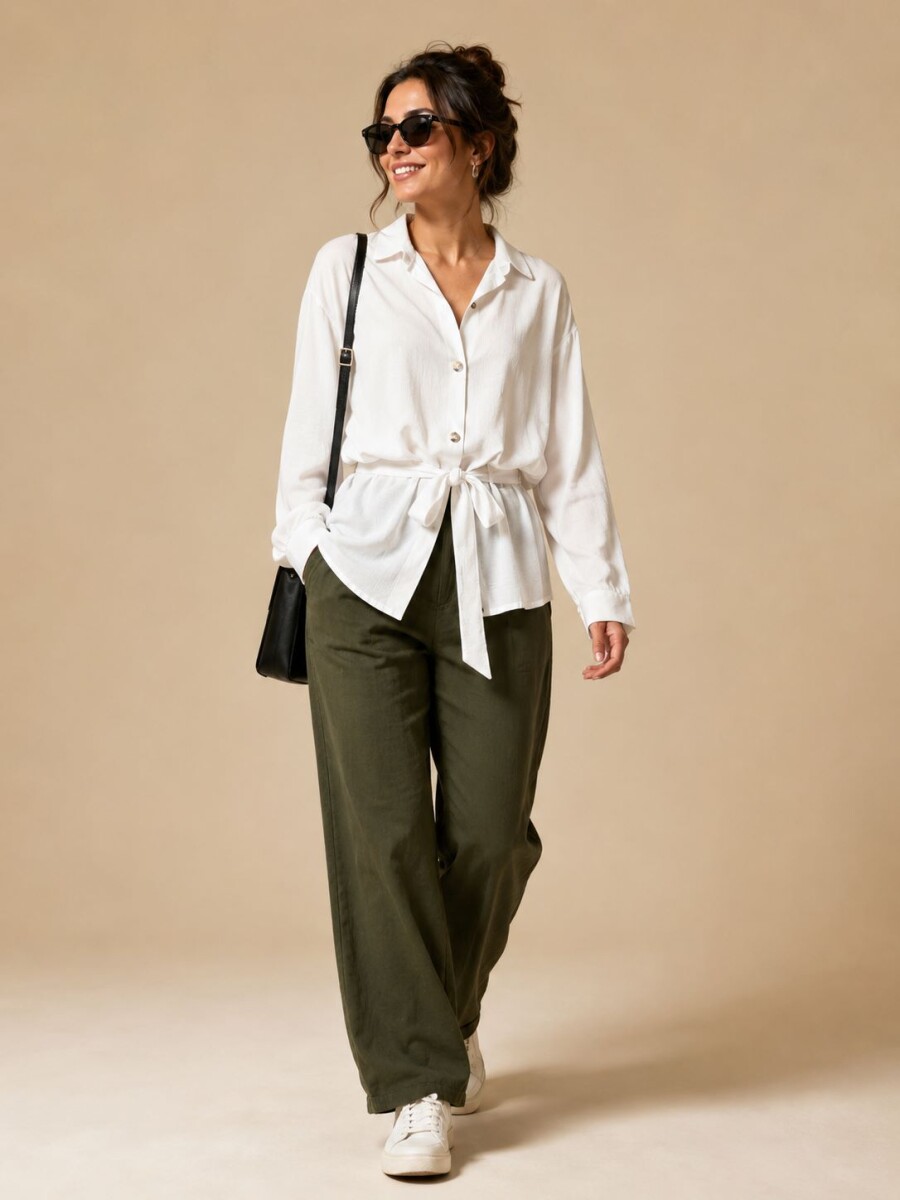 CAMISA VIRGINIA - Blanco 