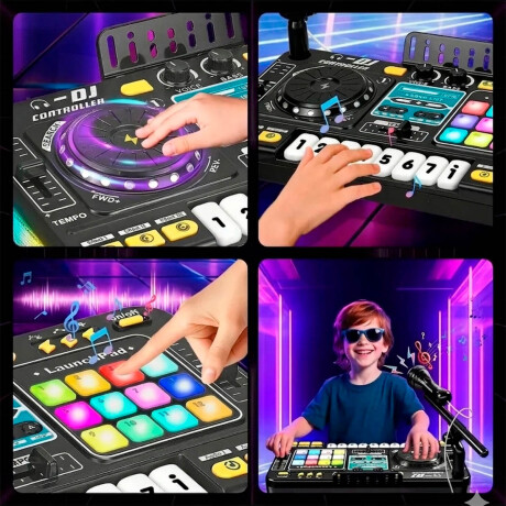 Juguete Consola Dj Infantil Mezclador Completo Bluetooth Juguete Consola Dj Infantil Mezclador Completo Bluetooth