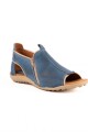 Sandalia Zipper Azul