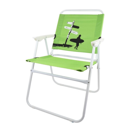 Silla playera plegable de caño y tela Silla playera plegable de caño y tela