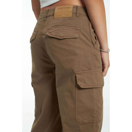 Pantalón cargo Lana Musgo