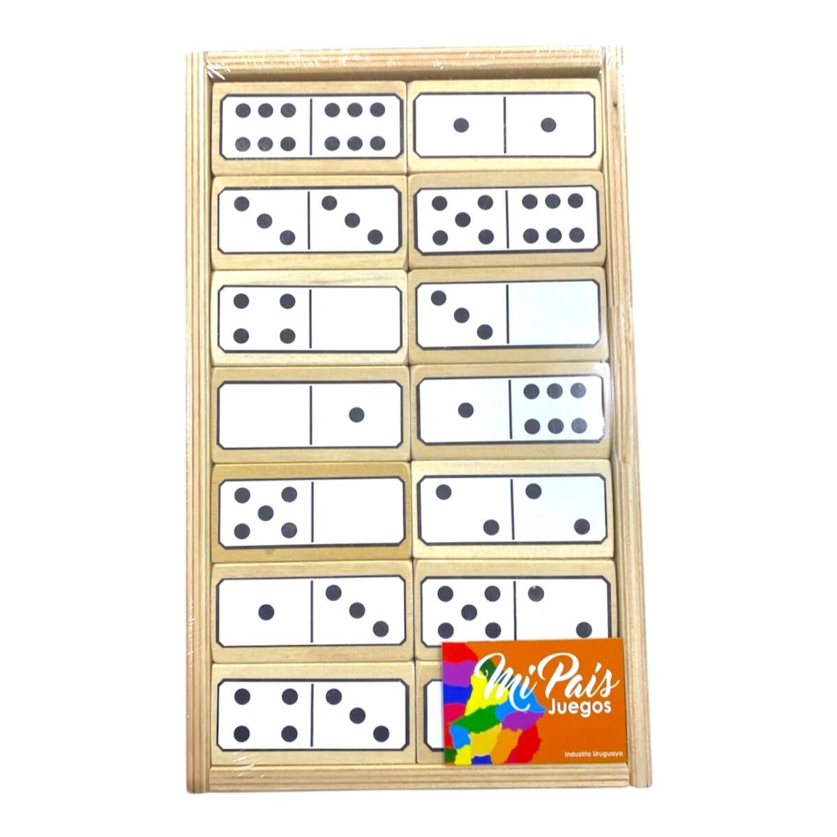 Domino de Madera Gigante Mi Pais - Diseño Tradicional 