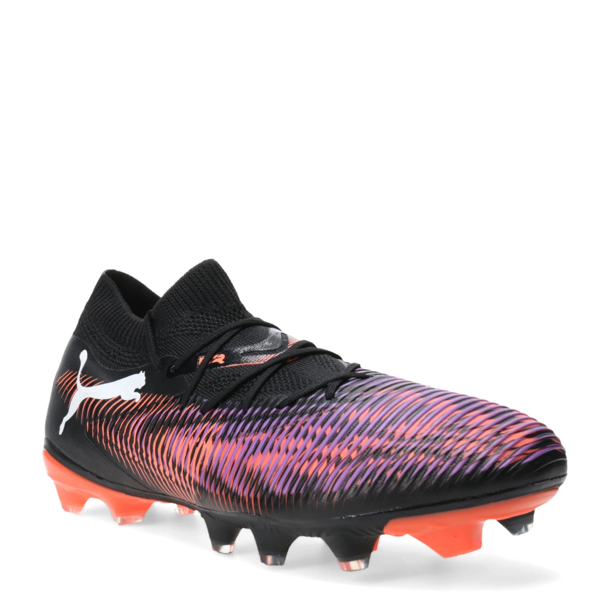 Championes de Hombre Puma Fútbol 11 Future 8 Match FG/AG - Negro - Anaranjado - Violeta 
