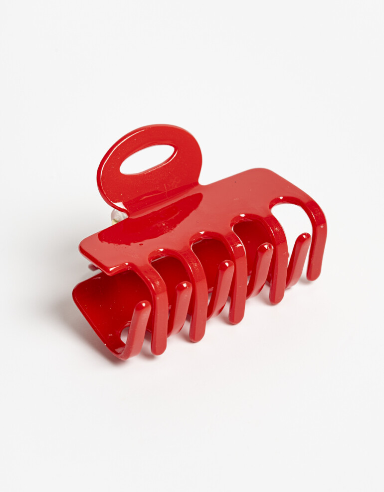 Broche Broche Acrílico Glossy - Rojo Medio