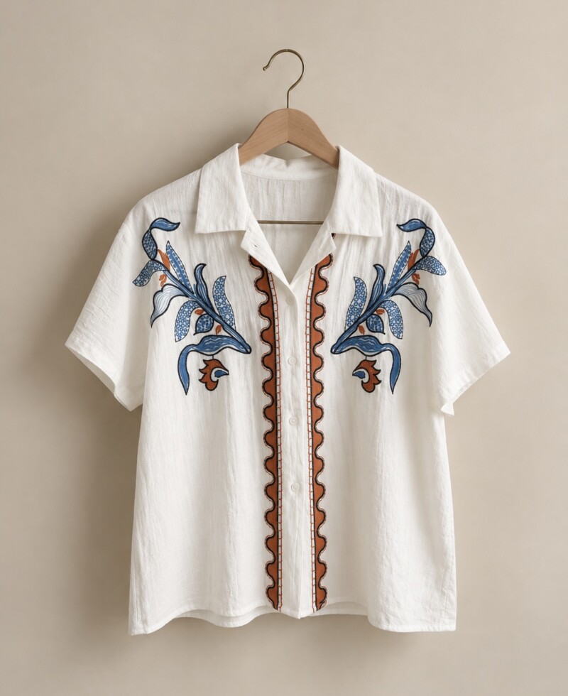 Camisa Allie PRE VENTA blanco