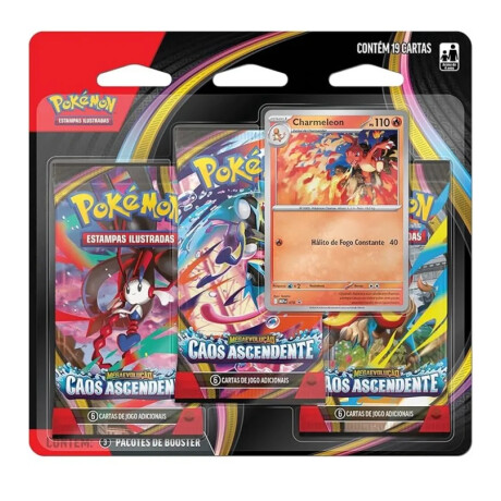 Pokémon Blister Triplo - Caos Ascendente Pokémon Blister Triplo - Caos Ascendente