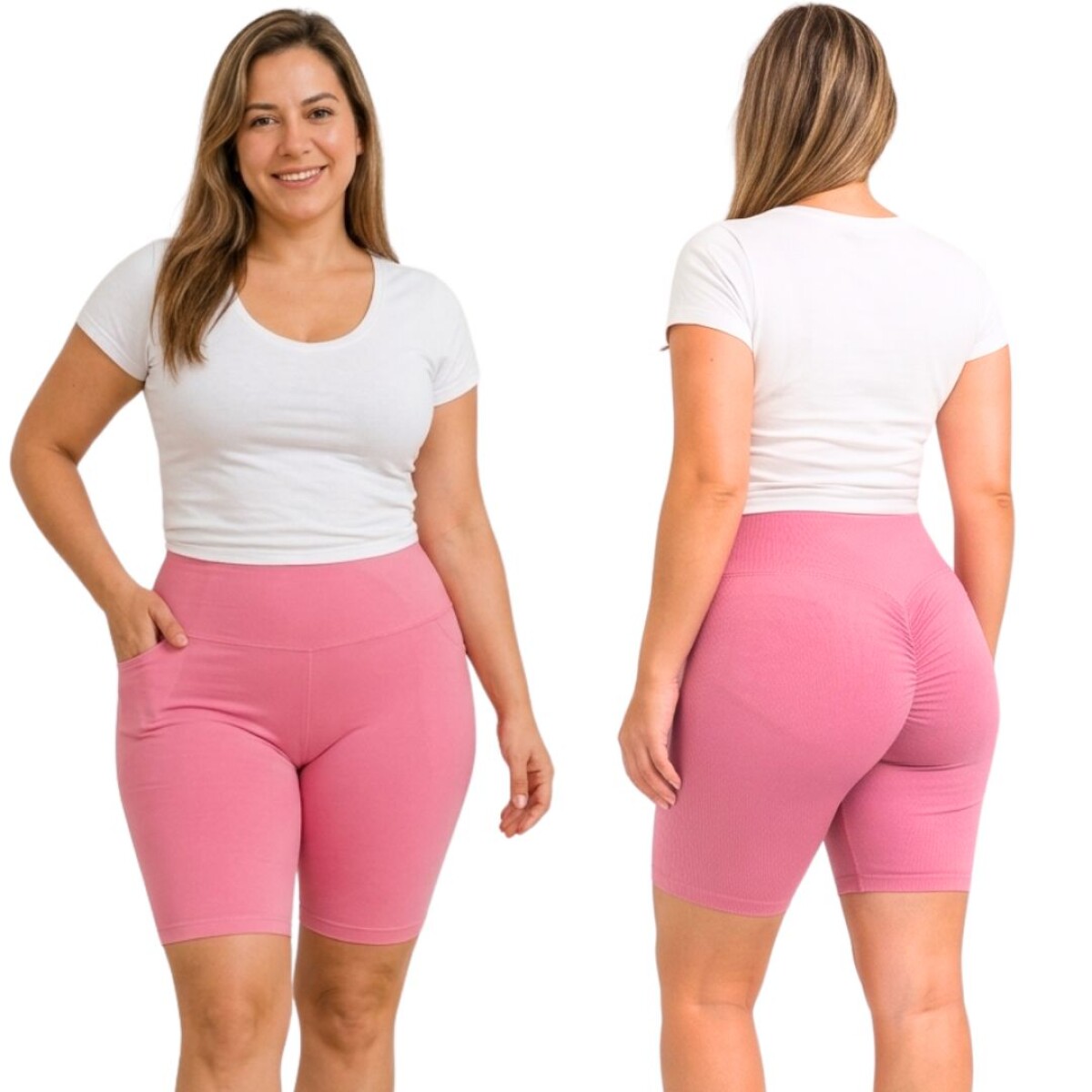 Calza Tiro Alto Biker Push-up. - Biker talle S 