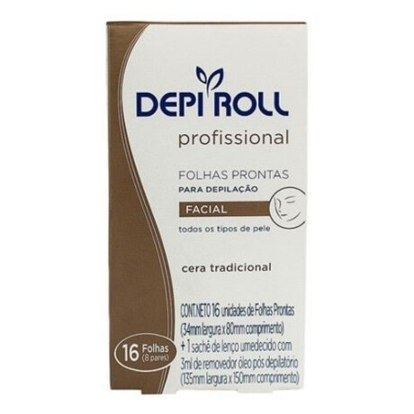 Depi Roll Bandas de Cera Facial x8 pares Depi Roll Bandas de Cera Facial x8 pares