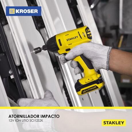 ATORNILLADOR IMPACTO 12V ION LITIO SCI12S2K STANLEY ++ N/a