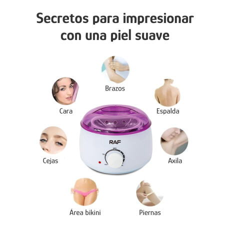 Set Belleza Calentador de Cera + Spa Facial Multifunción Rosa