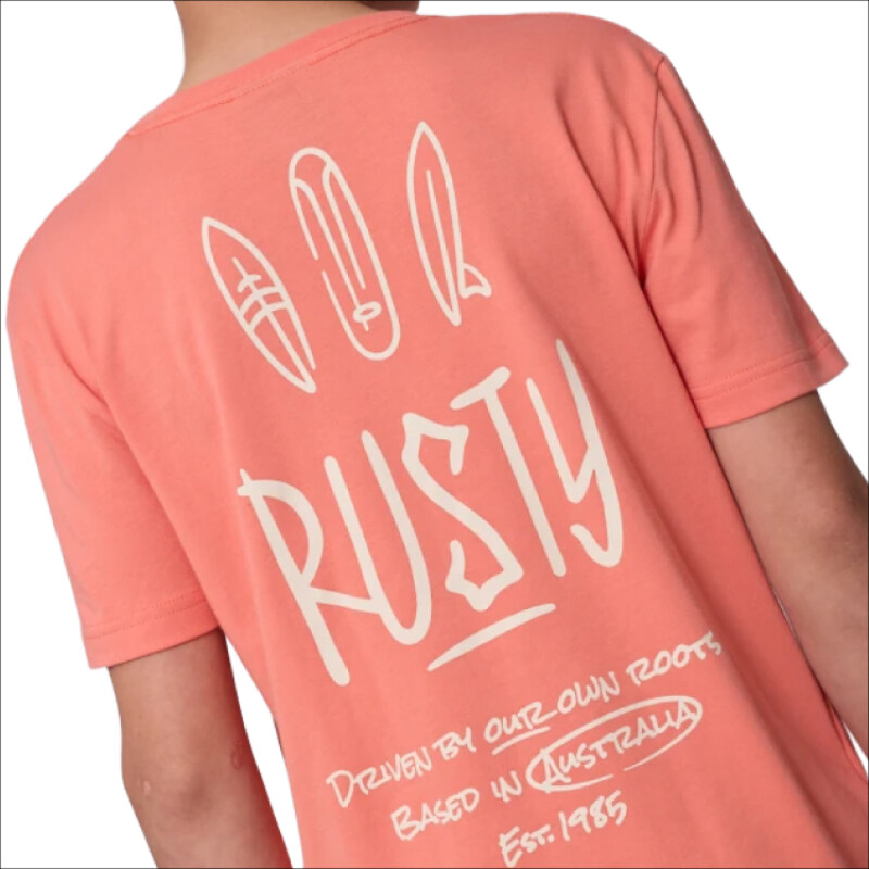Remera Rusty Rokai Niño - Rosado Remera Rusty Rokai Niño - Rosado