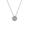 Colgante Grace en oro blanco 18k con brillantes Colgante Grace en oro blanco 18k con brillantes