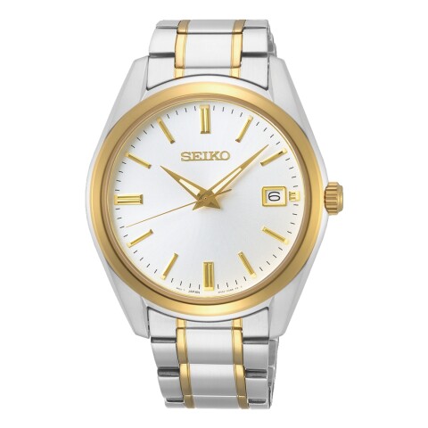 Reloj Seiko SUR312P1 para hombre con correa de acero combinada Plateado