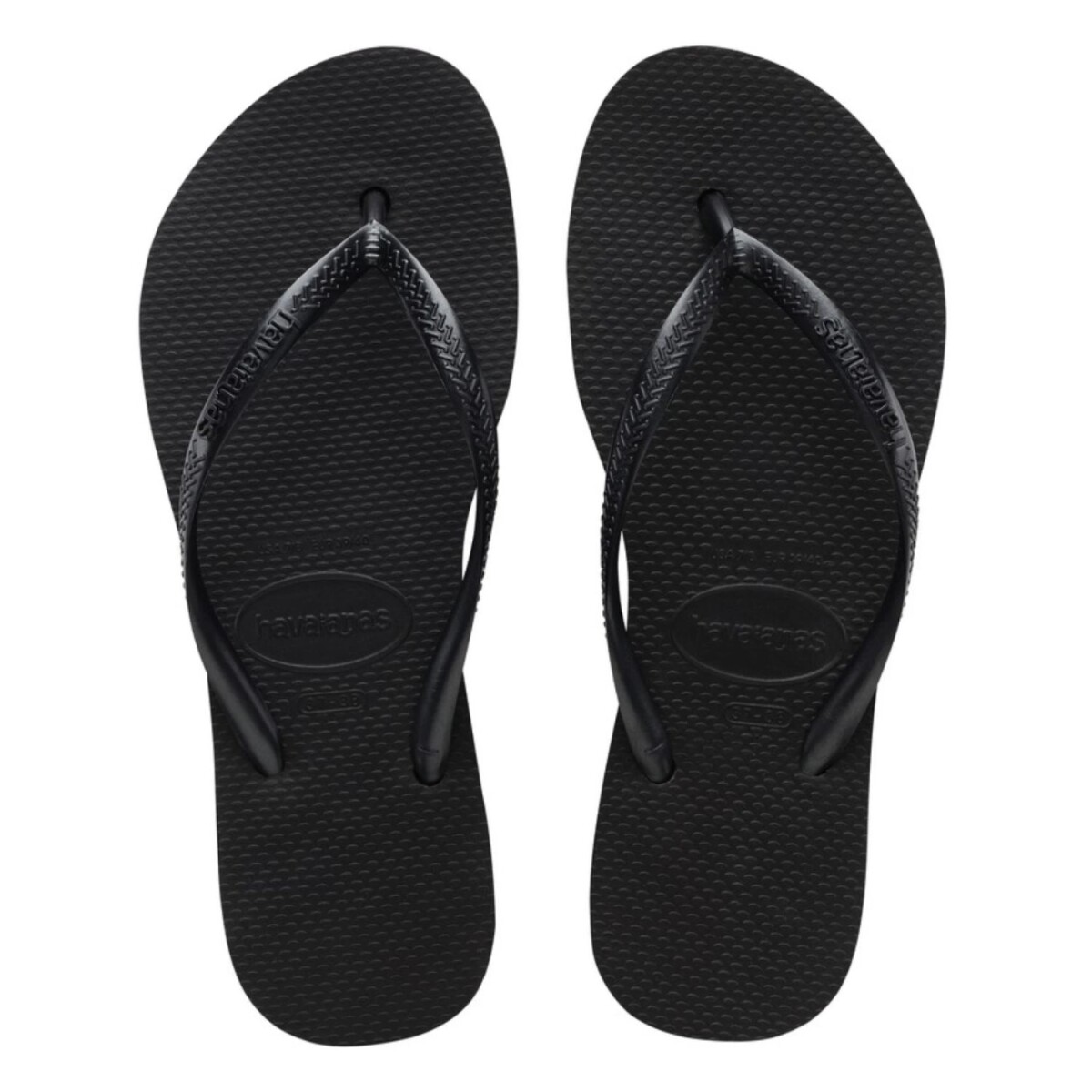 Chancletas Ojotas Havaianas Slim Flatform - Negro 