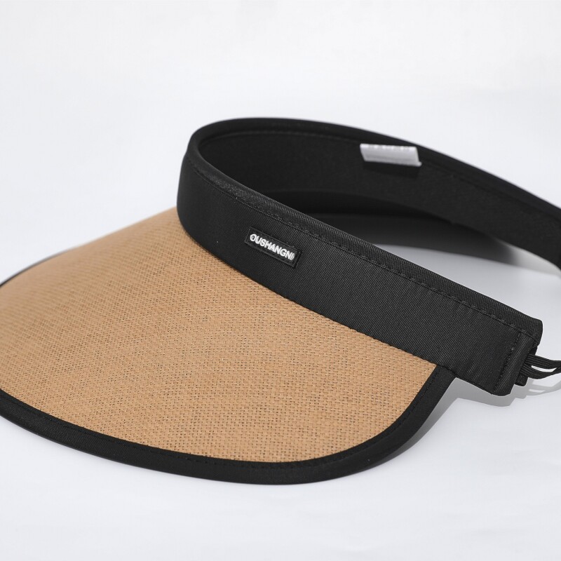 VISERA DE PAJA CON ALA ANCHA (KAKI) VISERA DE PAJA CON ALA ANCHA (KAKI)