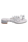 SANDALIA TANZANITE Blanco