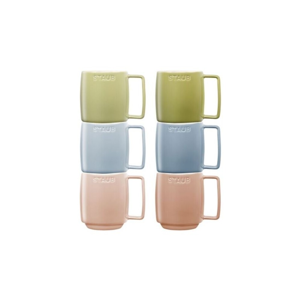 STAUB MUG SET 6 COLORES MIXTOS STAUB MUG SET 6 COLORES MIXTOS