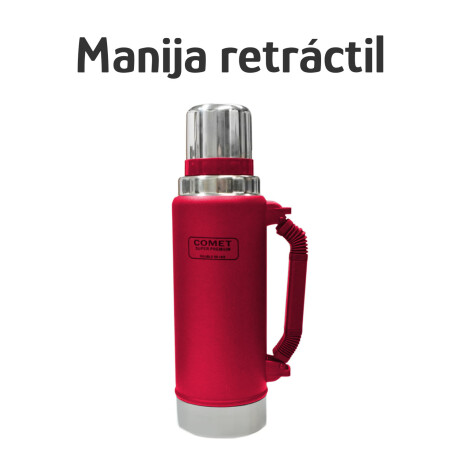 Termo Acero Comet 1.25lts 3 Años Grantia Fucsia