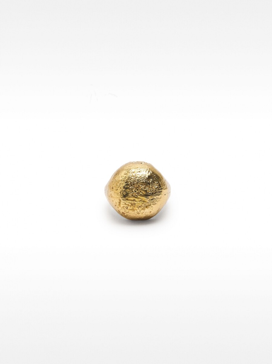 Anillo Redondo De Brass - dorado 
