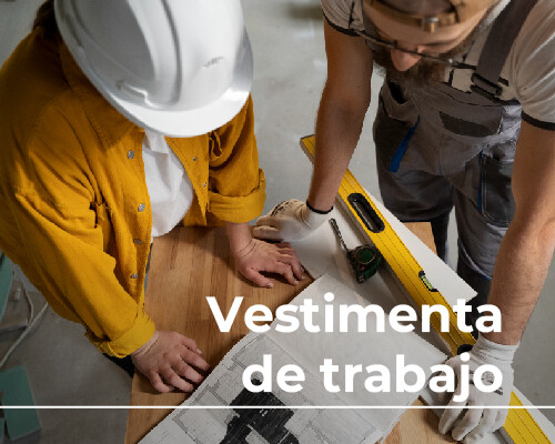 Submenu Vestimenta de trabajo