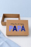 Caja Rectangular Impresa 20x30x9 cm - PAPÁ Caja Rectangular Impresa 20x30x9 cm - PAPÁ