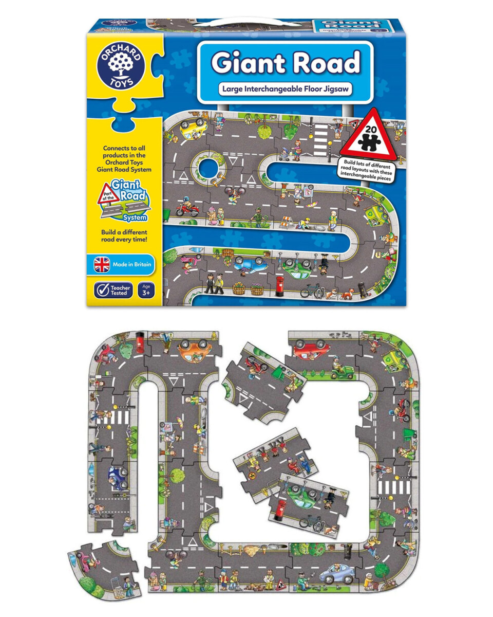 Puzzle Circuito de calles gigante Orchard 20 piezas 