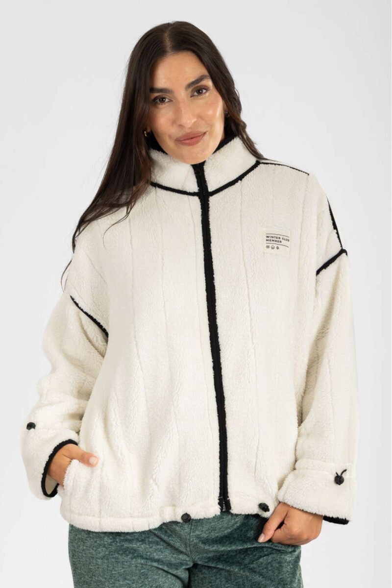 Sport sherpa jacket - Marfil 
