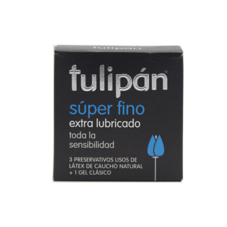 Preservativos TULIPAN preservativo Tulipan super fino negro c gel