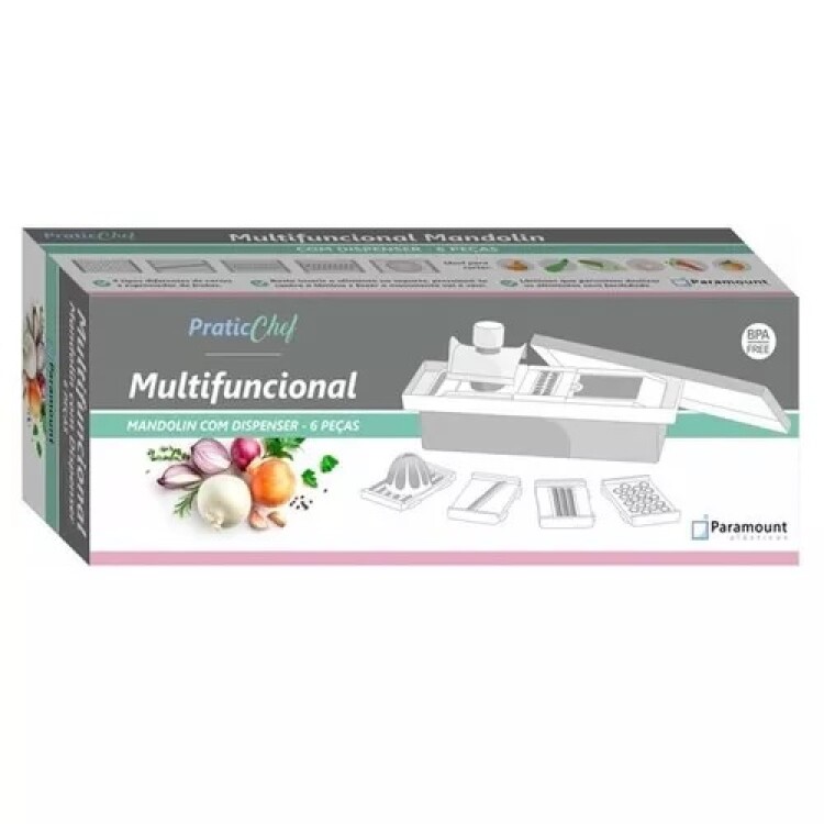 MANDOLINA MULTIFUNCIONAL 6 PIEZAS MANDOLINA MULTIFUNCIONAL 6 PIEZAS