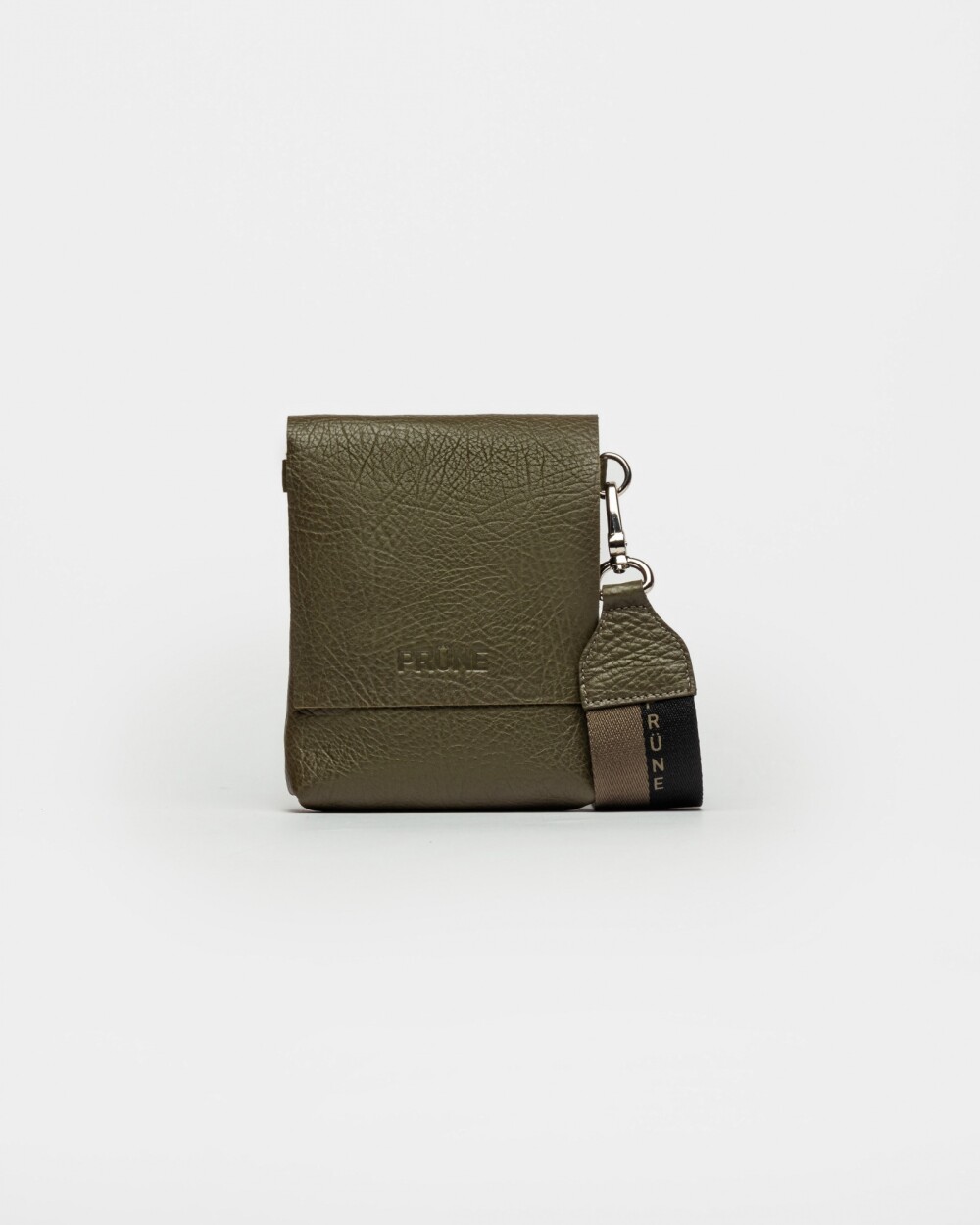 Mini Bag Olivia En Cuero Graneado Verde
